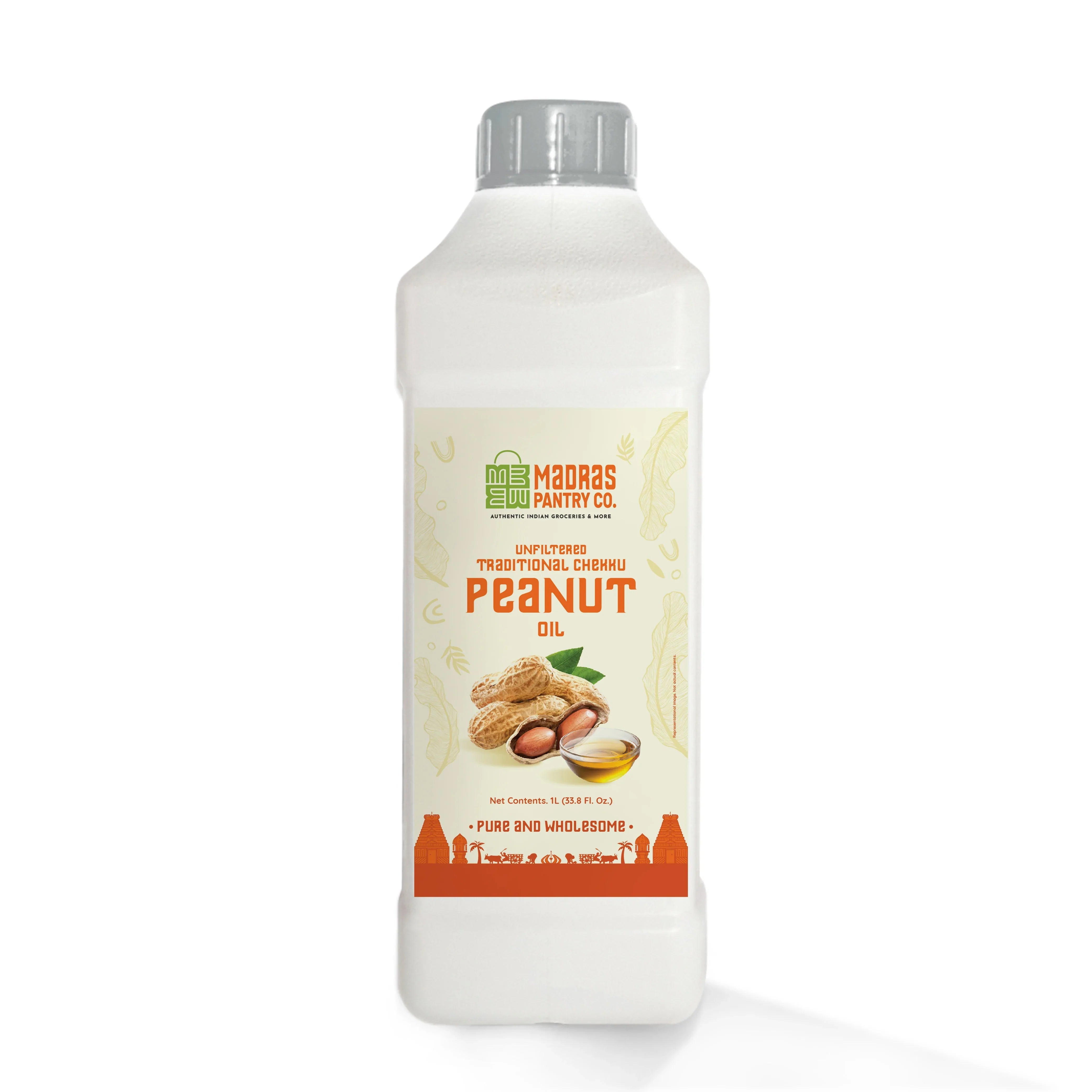 Madras Pantry Cold Pressed Peanut Oil - 1L